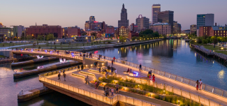 City of Providence at night